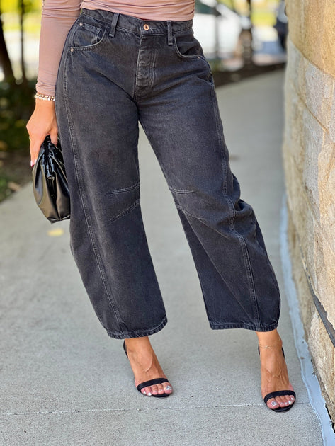 Lucky You Mid-Rise Barrel Jeans by Free People – theClothesRak