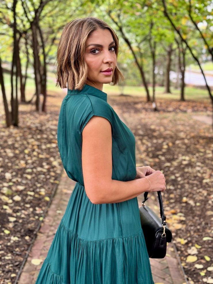 Alison Dress (Hunter Green) - theClothesRak