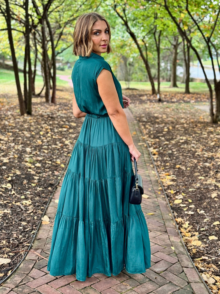 Alison Dress (Hunter Green) - theClothesRak