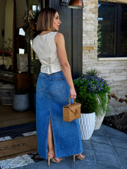 Amy Denim Skirt by Habitual - theClothesRak