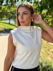 Arden Top (Cream) - theClothesRak