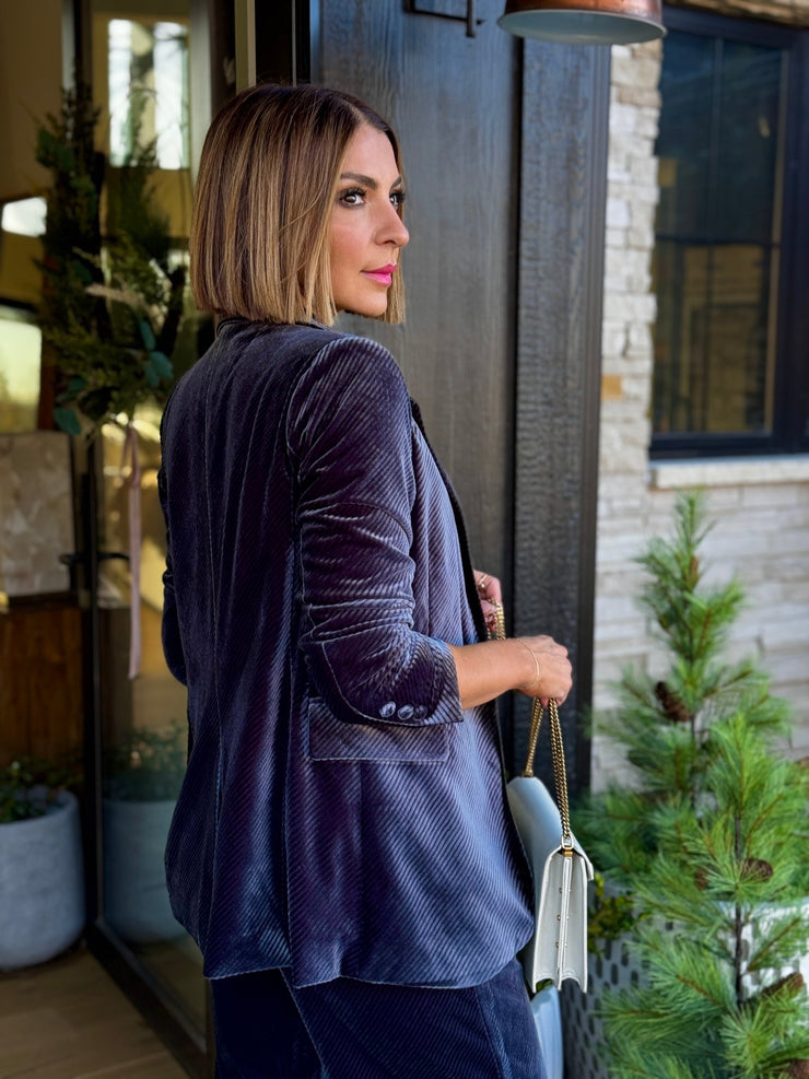 Hailey Blazer (Dark Charcoal) - theClothesRak