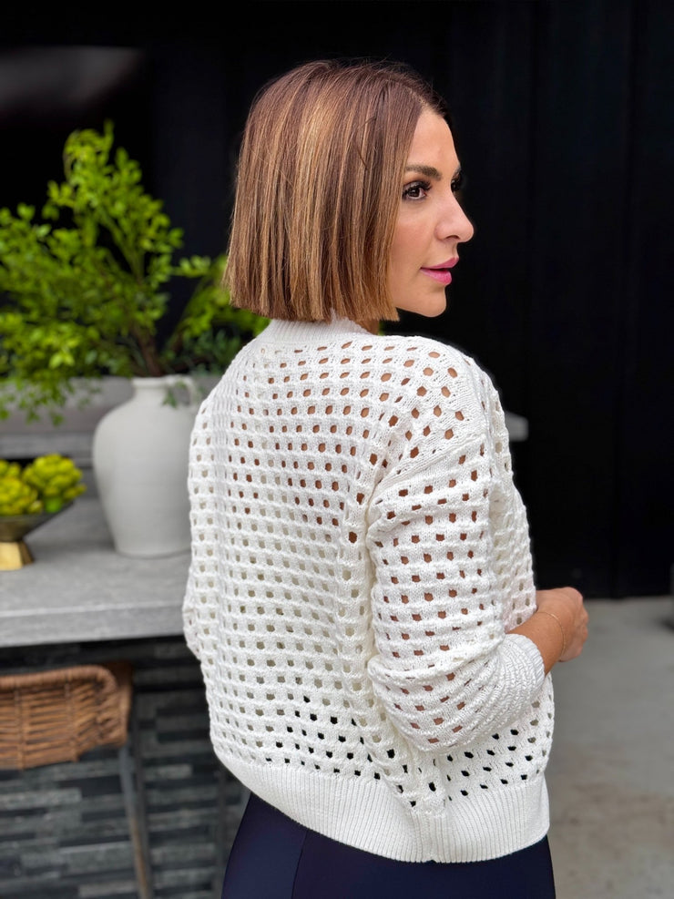 Jenny Cardigan (White) - theClothesRak