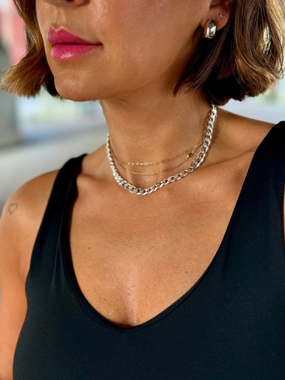 Leila Cuban Link Choker - theClothesRak