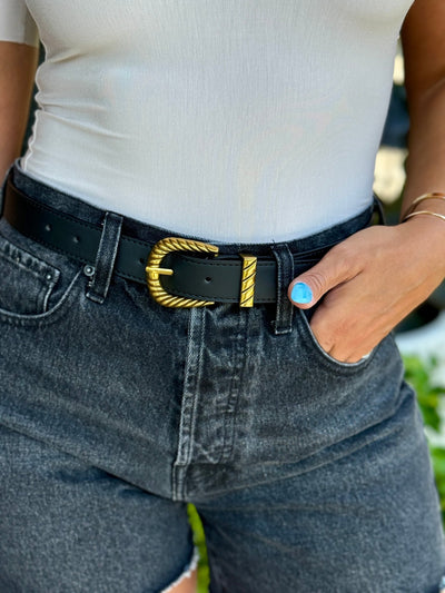 Ripple Buckle Belt - theClothesRak