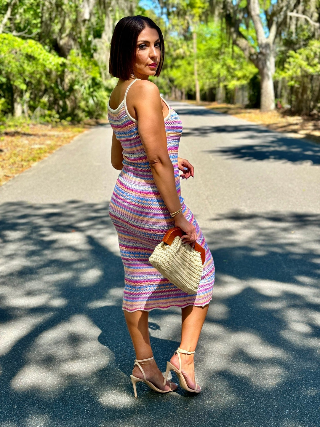 Santa Cruz Stripe Midi Dress by Z Supply theClothesRak