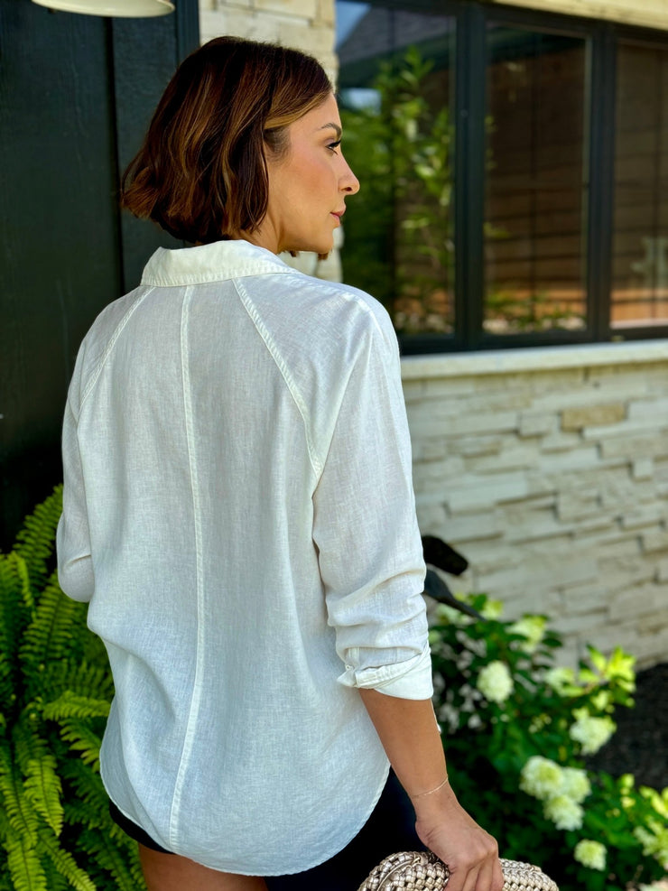 The Perfect Linen Top (White) by Z Supply - theClothesRak